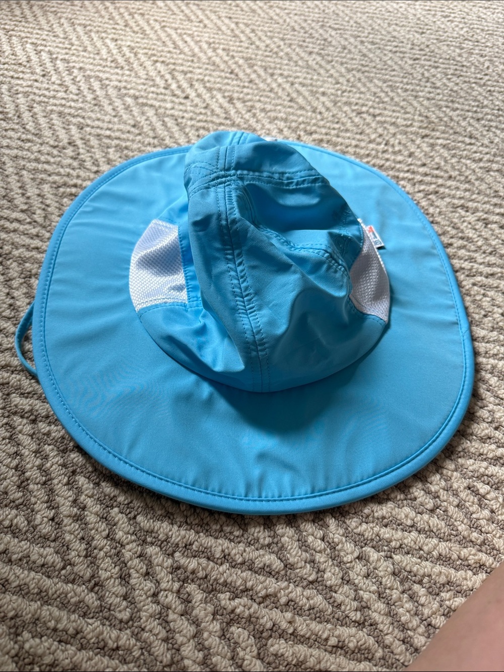 Swimzip Women’s Wide Brim Sun Hat - Blue